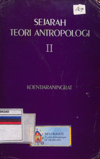 SEJARAH TEORI ANTROPOLOGI II KOENTJARANINGRAT